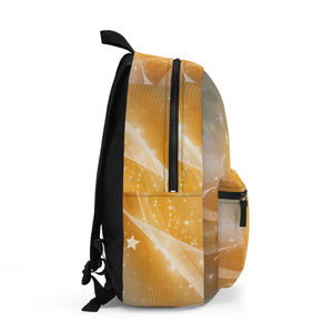 Stylish Starry Backpack - Effortless Chic Yellow - Dipaliz - Backpacks