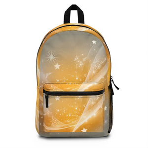 Stylish Starry Backpack - Effortless Chic Yellow - Dipaliz - Backpacks