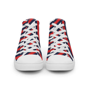 Stars and Stripes Canvas Shoes – High Top - Dipaliz - Sneakers
