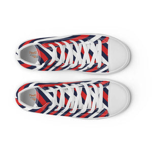 Stars and Stripes Canvas Shoes – High Top - Dipaliz - Sneakers