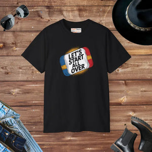 Start Fresh Unisex Ultra Cotton Tee - Eco Comfort - Dipaliz - Black / s - T-shirts