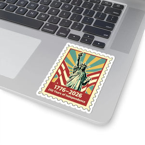 Statue of Liberty 1776–2026 Commemorative Sticker 250 Years Independence - Decorative Stickers