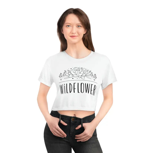 Style with the Wildflower Dreams Aop Crop Tee - T-shirts