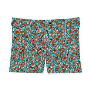Paisley Brown Women’s Shorts - Breezy Summer Style - Dipaliz