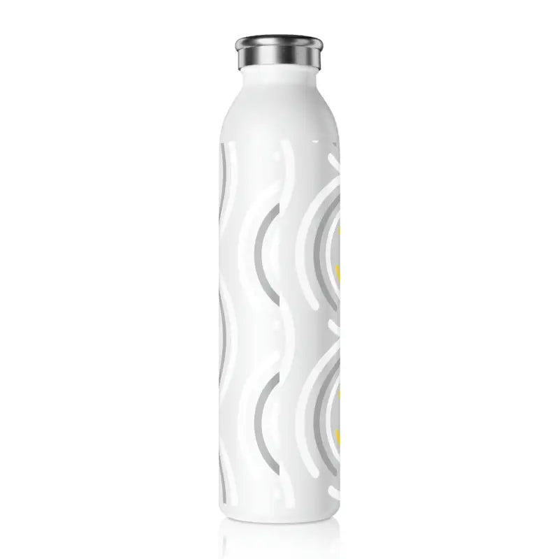 Elevate your Hydration: Sleek Stainless Steel Water Bottle - 20oz / White Mug