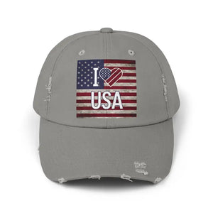 Cool Distressed Hats with Self-fabric Hideaway Strap - Dipaliz