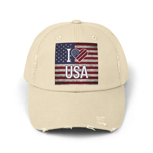 Cool Distressed Hats with Self-fabric Hideaway Strap - Dipaliz