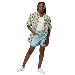 Stripes Unisex Button Shirt - Eco Friendly Summer Style - Dipaliz - Shirts