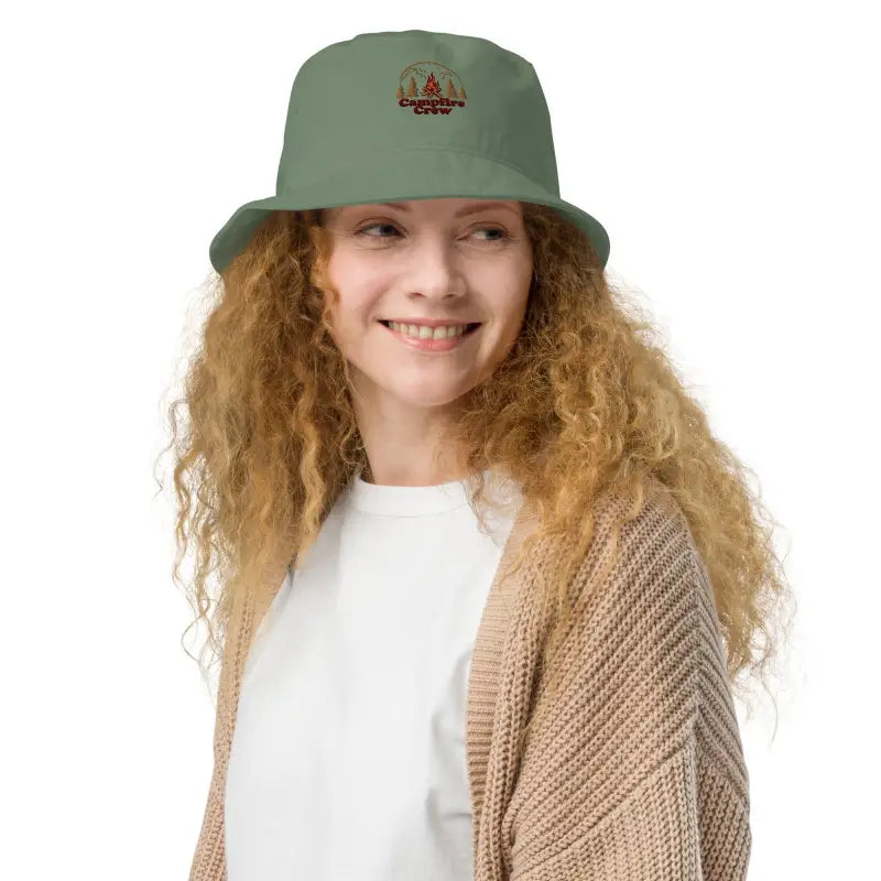 Stay Cool in Style with the Eco-chic Organic Bucket Hat - Dill