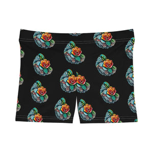 Women’s Shorts Large Flowers Polyester Spandex Cool Fit Dipaliz