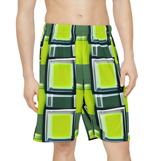 Stay Cool in Grey Pattern Men’s Sports Shorts - Xs All Over Prints