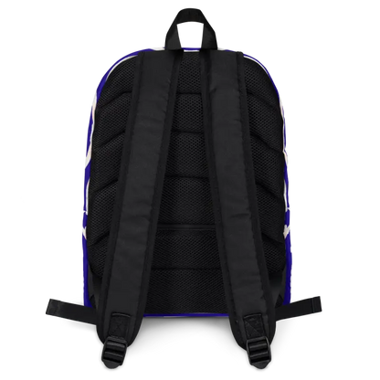 Trendy Blue Water Resistant Backpack for Daily Adventures - Backpacks