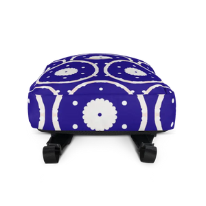 Water Resistant Blue Pattern Backpack - Trendy Style - Dipaliz - Backpacks