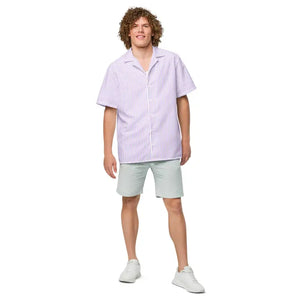 Moisture Wicking Purple Striped Shirt - Cool Comfort - Dipaliz - Shirts