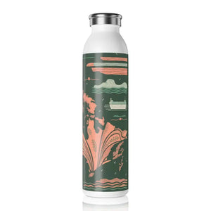 Hydro Chic Premium Stainless Steel Sidekick Bottle - Dipaliz - 20oz / White - Water Bottles