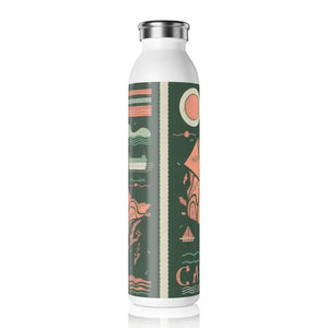 Hydro Chic Premium Stainless Steel Sidekick Bottle - Dipaliz - 20oz / White - Water Bottles