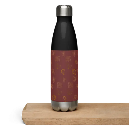 Stay Stylish Hydrated with Maroon Stainless Steel Bottle - Water Bottles