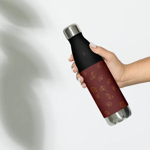 Stainless Steel Water Bottle Chic Maroon Fashion Dipaliz - Bottles