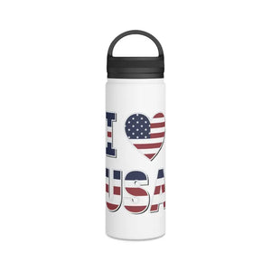 Stainless Steel Water Bottle - Usa Love Hot Drinks - Dipaliz - Bottles