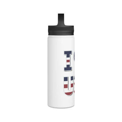 Stay Refreshed Anywhere with Usa Love Stainless Steel Water Bottle - Bottles