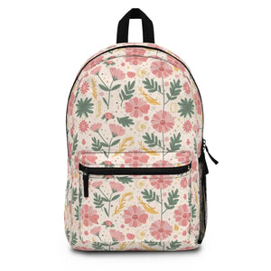 Pastel Flowers Backpack Waterproof Stylish Travel Bag Dipaliz - one Size - Backpacks