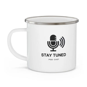 Bold Microphone Enamel Camping Mug - Stainless Steel - Dipaliz - Mugs