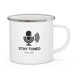 Bold Microphone Enamel Camping Mug - Stainless Steel - Dipaliz - Mugs