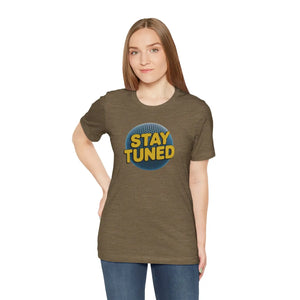 Soft Unisex Jersey Short Sleeve Tee - Stay Tuned Podcast - Dipaliz - T-shirts