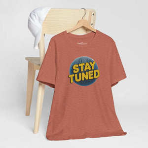 Soft Unisex Jersey Short Sleeve Tee - Stay Tuned Podcast - Dipaliz - T-shirts