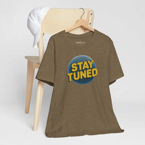 Soft Unisex Jersey Short Sleeve Tee - Stay Tuned Podcast - Dipaliz - T-shirts