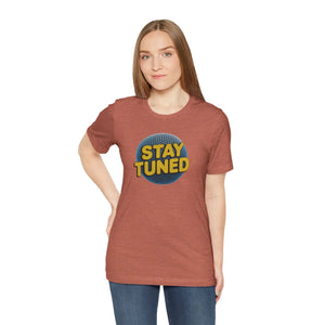Soft Unisex Jersey Short Sleeve Tee - Stay Tuned Podcast - Dipaliz - T-shirts