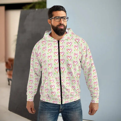 Stay Warm & with Cozy Flex Unisex Zip Hoodie - All Over Prints