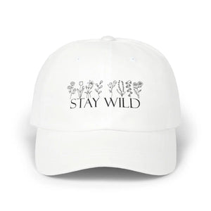 Floral Stay Wild Classic Dad Cap Cotton Hat - Dipaliz - Hats