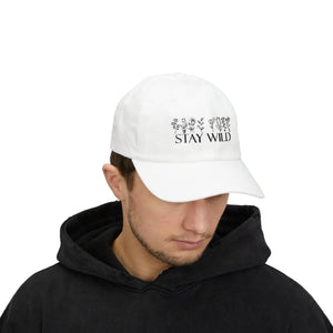 Floral Stay Wild Classic Dad Cap Cotton Hat - Dipaliz - Hats