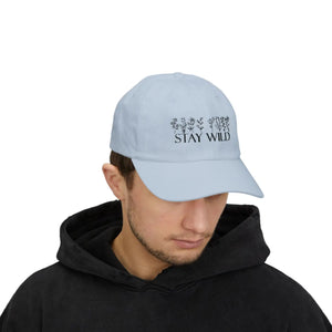 Floral Stay Wild Classic Dad Cap Cotton Hat - Dipaliz - Hats