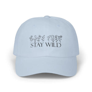 Floral Stay Wild Classic Dad Cap Cotton Hat - Dipaliz - Hats