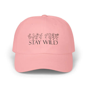 Floral Stay Wild Classic Dad Cap Cotton Hat - Dipaliz - Hats
