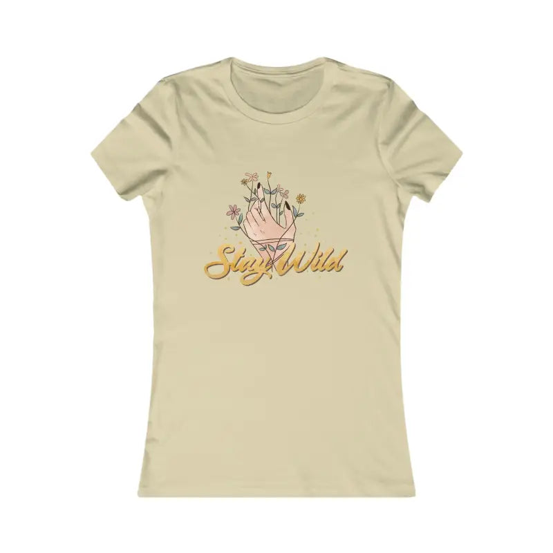 Stay Wild & Cozy in your New Favorite Women’s Tee - s / Soft Cream T-shirt