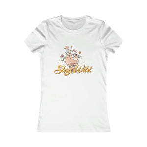 Stay Wild Women’s Favorite Tee Bold Comfort Style - Dipaliz - s / White - T-shirts