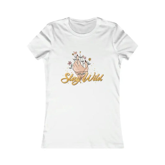 Stay Wild & Cozy: your New Favorite Women’s Tee - s / White T-shirt