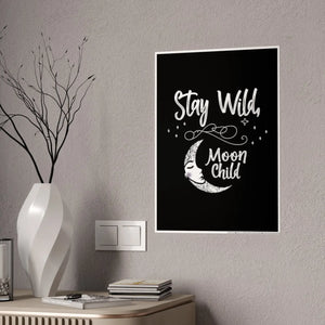 Wild Moon Child Poster – High Gloss Art - Dipaliz - Posters Prints & Visual Artwork