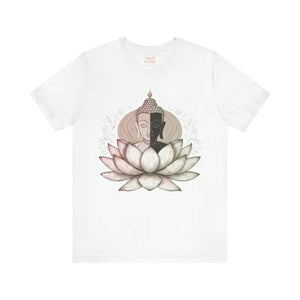 Buddha Lotus Unisex Tee - Zen Style Comfort Shirt - Dipaliz - T-shirts