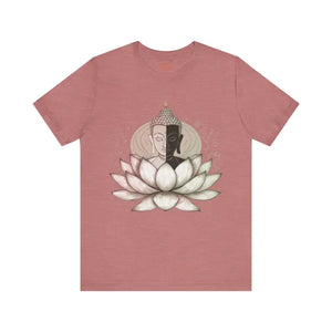 Buddha Lotus Unisex Tee - Zen Style Comfort Shirt - Dipaliz - T-shirts