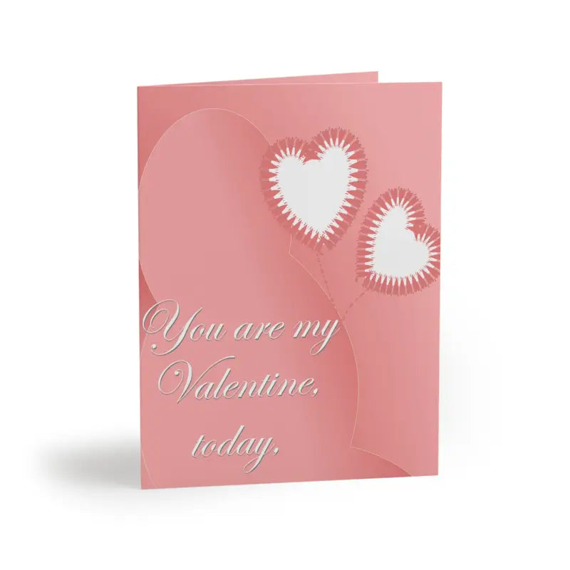 Steal Hearts with Pink Valentine Day Greeting Cards! - 16 Pcs / Matte / 4.25” x 5.5” Paper Products