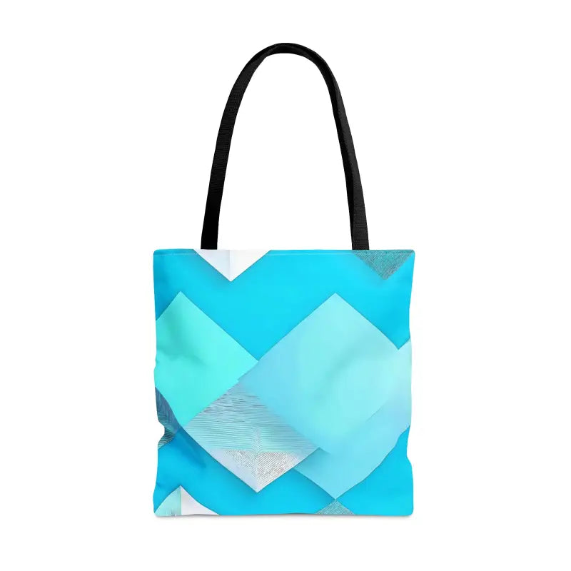 Rock the 2024 Fashion Trends with a Blue Abstract Tote Bag - Bags