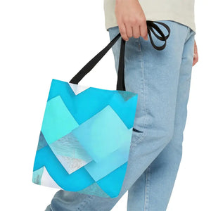 Blue Abstract Pattern Tote Bag for Women’s Fashion - Dipaliz - Bags