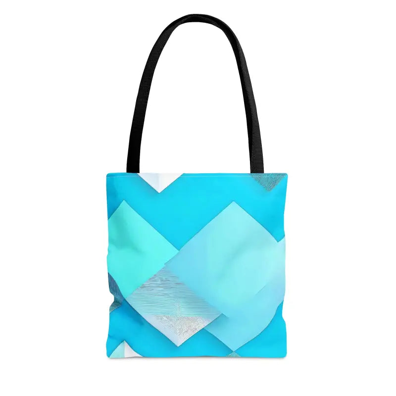 Rock the 2024 Fashion Trends with a Blue Abstract Tote Bag - Bags