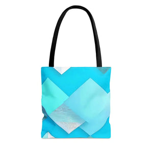 Blue Abstract Pattern Tote Bag for Women’s Fashion - Dipaliz - Bags