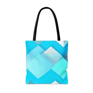 Blue Abstract Pattern Tote Bag for Women’s Fashion - Dipaliz - Bags