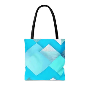 Blue Abstract Pattern Tote Bag for Women’s Fashion - Dipaliz - Bags